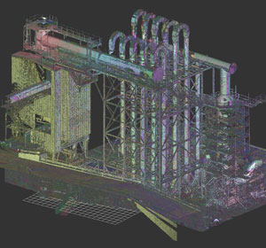 Erasmian provided scanning of existing plant resulting in 3D models accordingly.